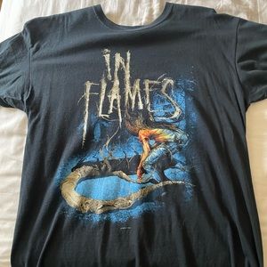 In flames t shirt